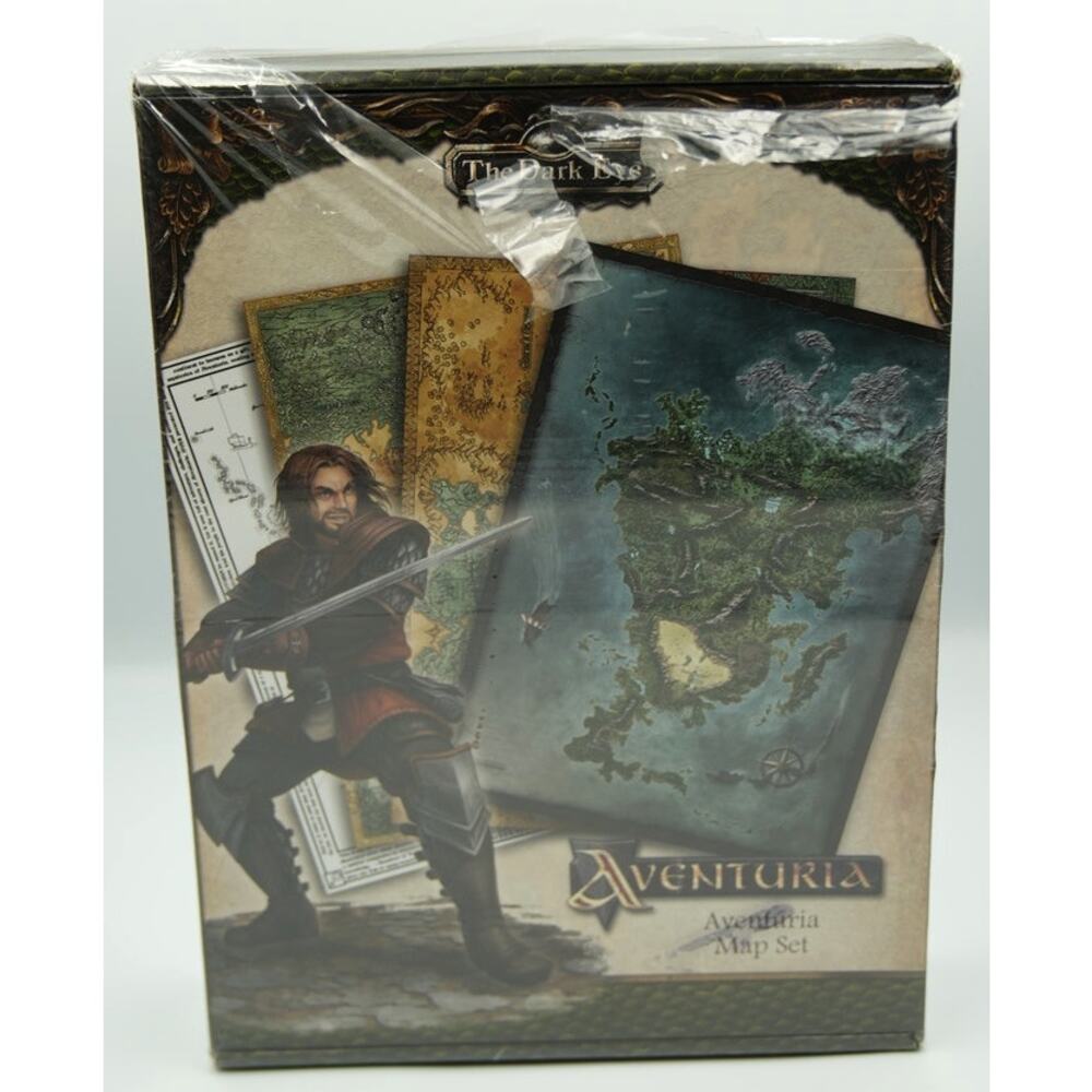 The Dark Eye Aventuria Map Set - New‎ Sealed (Minor Tear in Wrap)